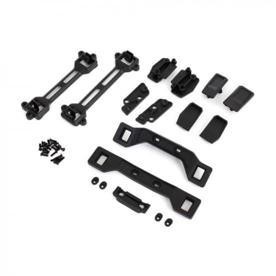 Traxxas Body conversion kit, Slash 4X4 (includes front + rear body mounts, latches, hardware) (for clipless mounting)