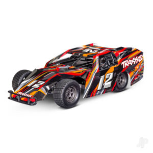 Slash Modified BL-2S 1:10 2WD RTR Dirt Oval Racer, Orange ( TQ 2-ch, BL-2S, 3300kV, 2S LiPo, USB-C Charger) TRX104354-74-ORNG