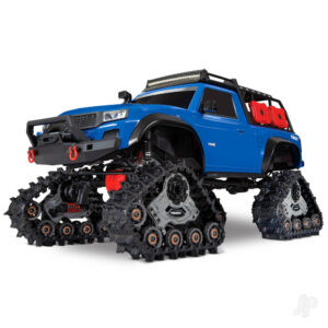 TRX-4 Sport with Deep-Terrain Traxx 1:10 4X4 Electric All-Terrain Crawler, Blue ( TQ 2-ch, XL-5 HV, Titan 550, Clipless Body) TRX82234-4-BLUE